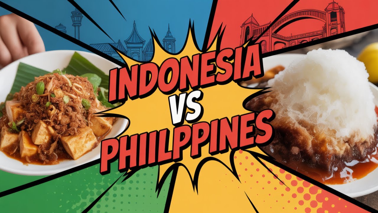 PHILIPPINES Vs INDONESIA Street Food Challenge | Ultimate Flavor Showdown!