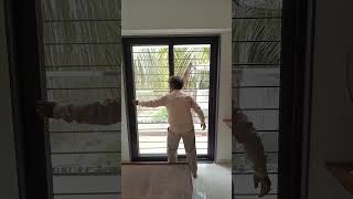 Aluminium sliding window, grill sliding window ready #shorts #youtubeshorts #viral #trending