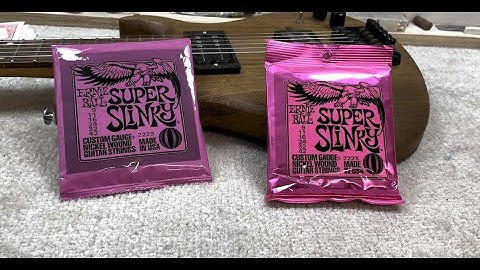 Fake Ernie Ball strings VS Real Ernie Ball strings