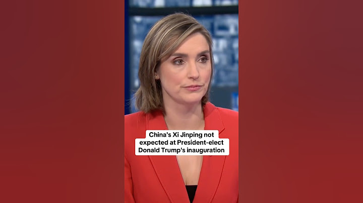 China's Xi not expected at Trump's inauguration #shorts