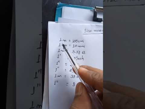 Video: Šta znači 1m u mjerenju?