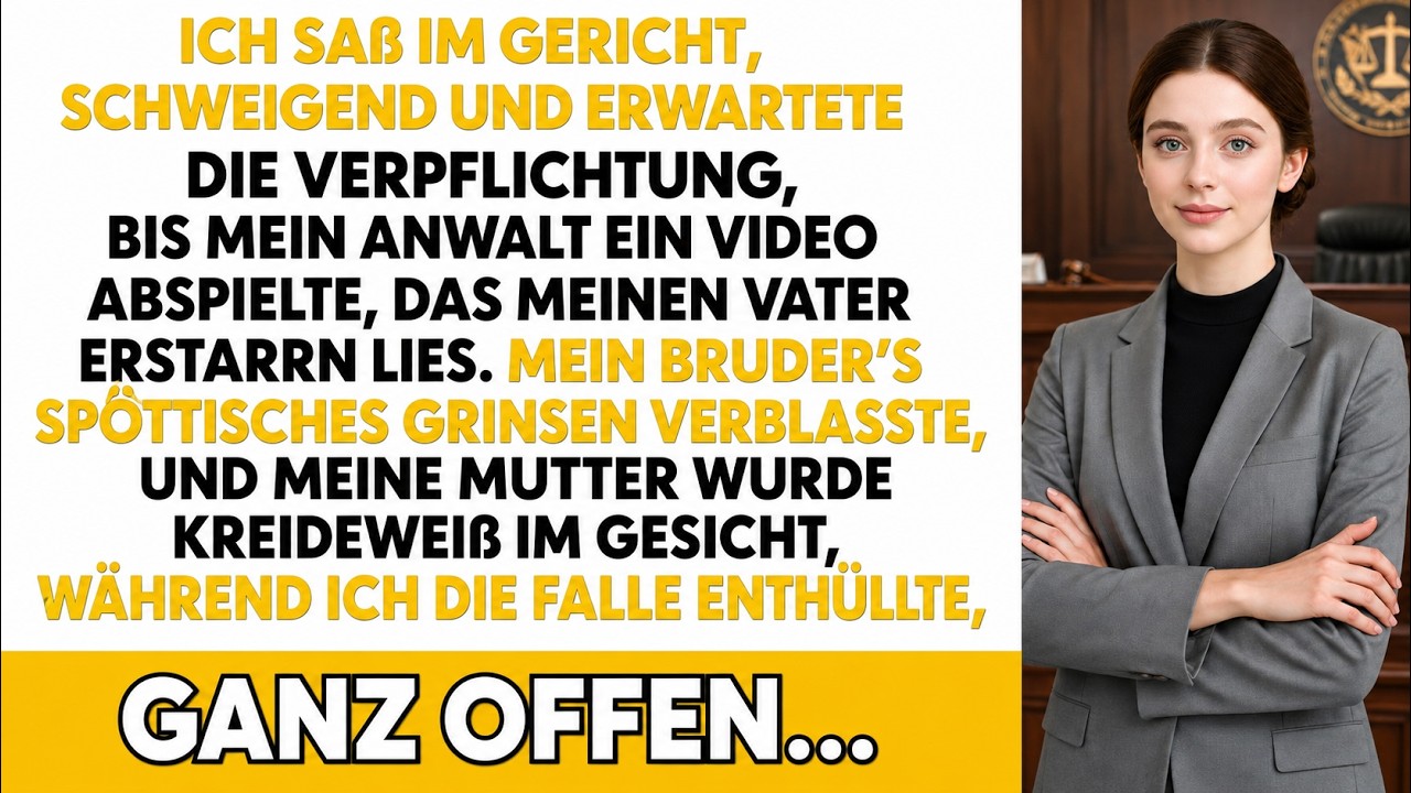 Der Gerichtssaal roch nach Angst und altem Holz,und mein Bruder stand dort in seinem teuren Anzug und erklärte einem Richter mit ruhiger Stimme,warum ich weggesperrt werden müsste. „Instabil“,...