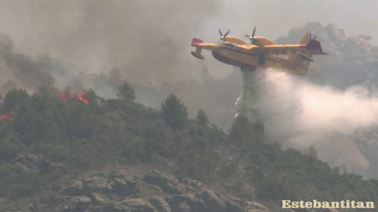 Incendio Gavilanes, Pedrobernardo y el Arenal...Avila 29-6-2019