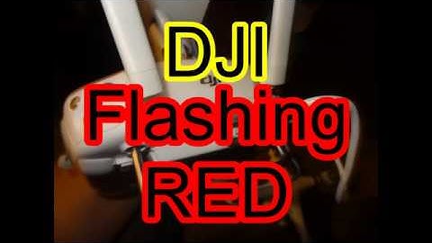 DJI Flashing Red Light | Updating the DJI | Updating Firmware | DJI Problem | Drone Update