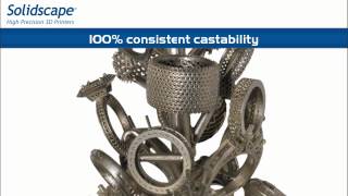 Solidscape 3D printing solutions for jewelers