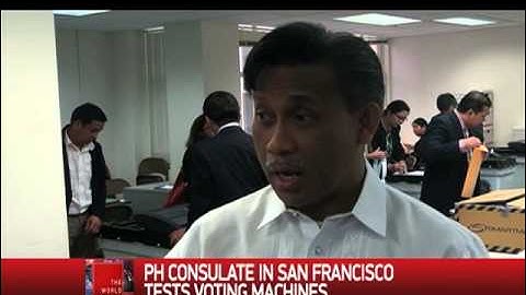 PH consulate in US tests voting machines