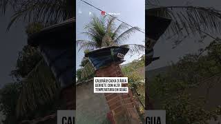 Calorão Caixa Dágua Derrete Com Alta Temperatura Em Goiás