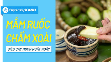 Cách làm Mắm ruốc chấm xoài siêu cay ngon hết nước • Vào bếp cùng Điện máy XANH
