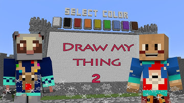 Minecraft - Draw my Thing (Christmas Special Part Two)