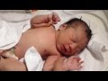 生後0日!産まれたての可愛い赤ちゃん!かわいいね!【iphone5で撮影】