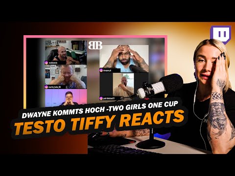 Dwayne kommts hoch - Two girls One Cup - Testo Tiffy Reacts