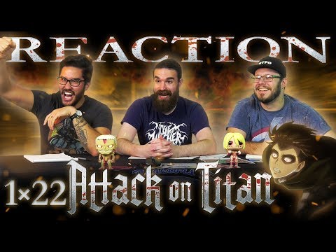 Attack on Titan 1x22 REACTION!! "Defeated: The 57th Exterior Scouting Mission, Part 6"