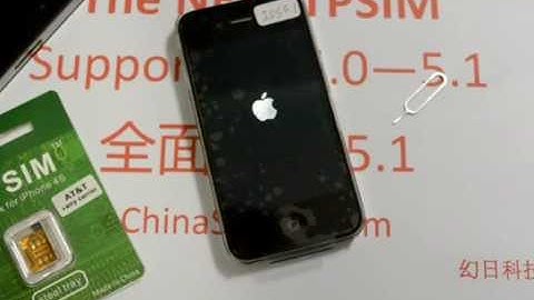 The new TPSIM unlock 5.1-5.x iPhone 4s perfectly  auto unlock