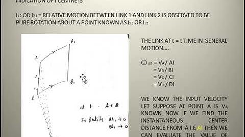 Theory of Machines velocity and acceleration analysis part 1 ll Kinematics theory of machine lecture