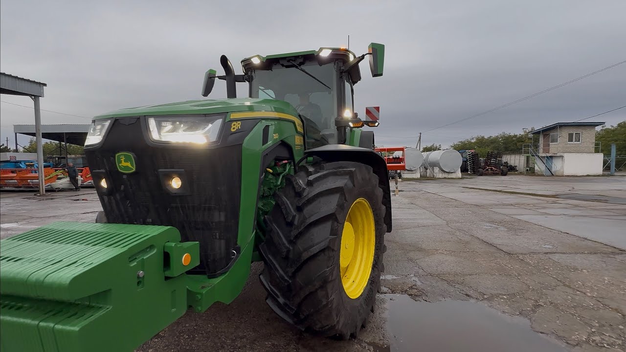 New John Deere 8R410🔥🔥🚀Огляд та швидке ознайомлення з трактором👌Gregoire Besson💪