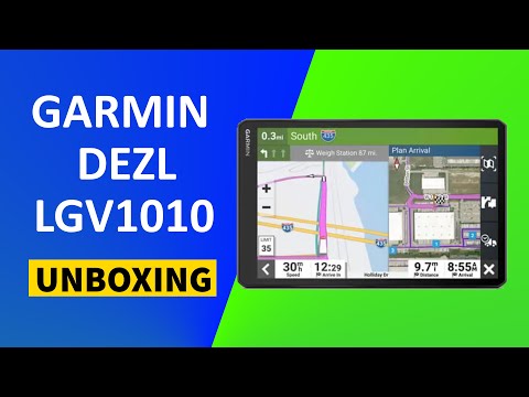 Garmin dezl LGV1010/OTR1010 MT-D Unboxing and short review 4K  (010-02741-10) - YouTube