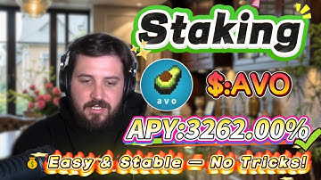 🔥 Full Solana AVO staking guide — 3262.00%+ APY high returns and zero-risk strategy explained!