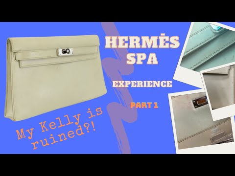Hermes Kelly Elan Clutch -My experience so far with the HERMES SPA service -sending my bag to Paris!