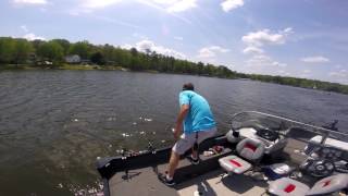 Great Crappie fishing at Wateree, South Carolina with my Daughter on 15 April