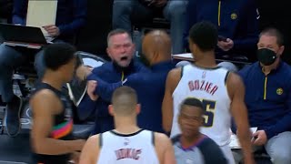 Coach ng Denver na si Mike Malone Ejected sa laro kontra Spurs!