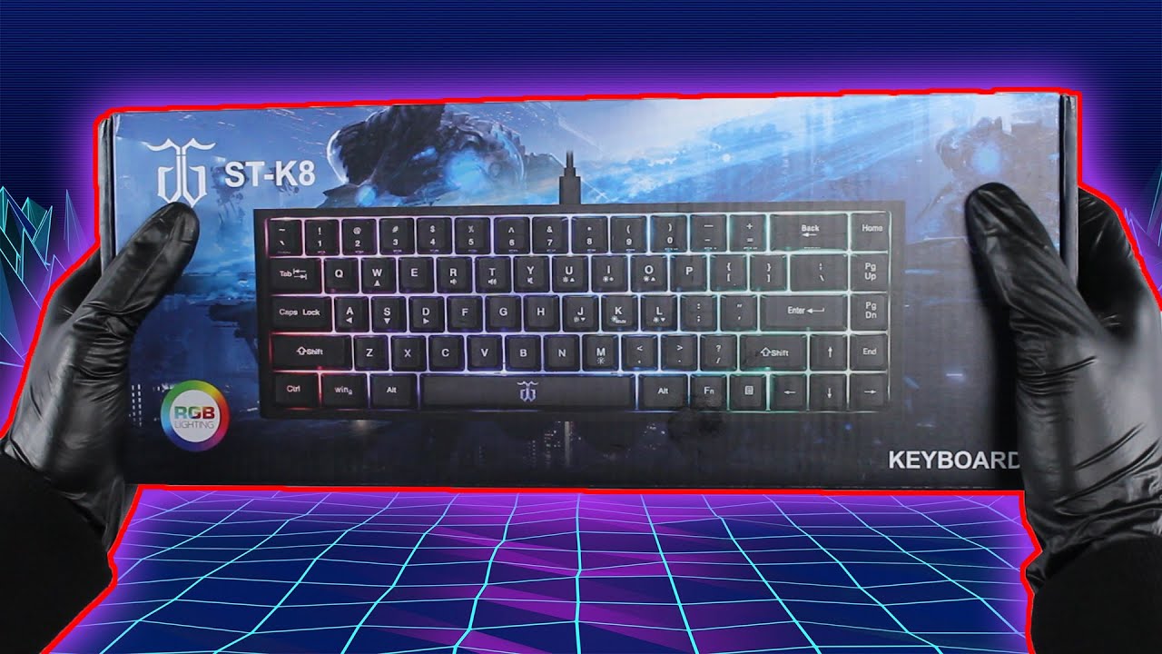 Snpurdiri Wired 65% Gaming Keyboard Unboxing -  Best RGB Keyboard Under $20