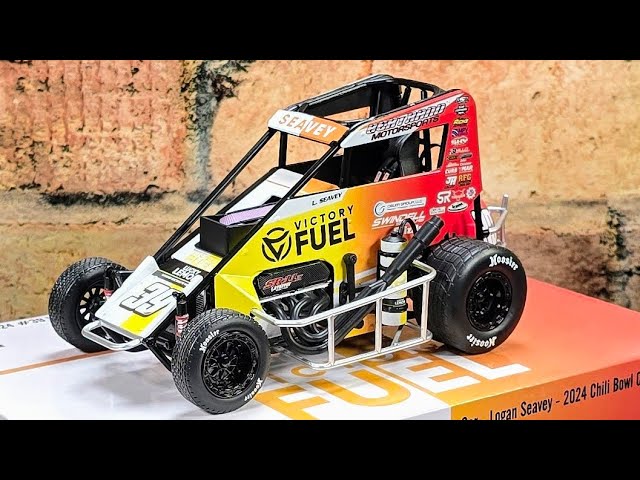 極希少・箱付  Brooklyn/ Shifty Midget Stem REVIEW: Logan Seavey 2024 Chili Bowl Champion 1:18 Dirt Midget Die