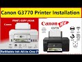 canon g3770 printer installation demo , setup &amp; wifi setup tamil- கேனன் ஜி 3770 இன்ஸ்டாலேஷன்  டெமோ