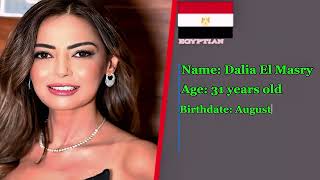 TOP 10 Super Gorgeous Egyptian P🤪Stars