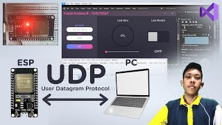 TUTORIAL KOMUNIKASI WIRELESS ESP32 DENGAN PC (VISUAL STUDIO) - PROTOKOL UDP (USER DATAGRAM PROTOCOL) TUTORIAL KOMUNIKASI WIRELESS ESP32 DENGAN PC (VISUAL STUDIO) - PROTOKOL UDP (USER DATAGRAM PROTOCOL)