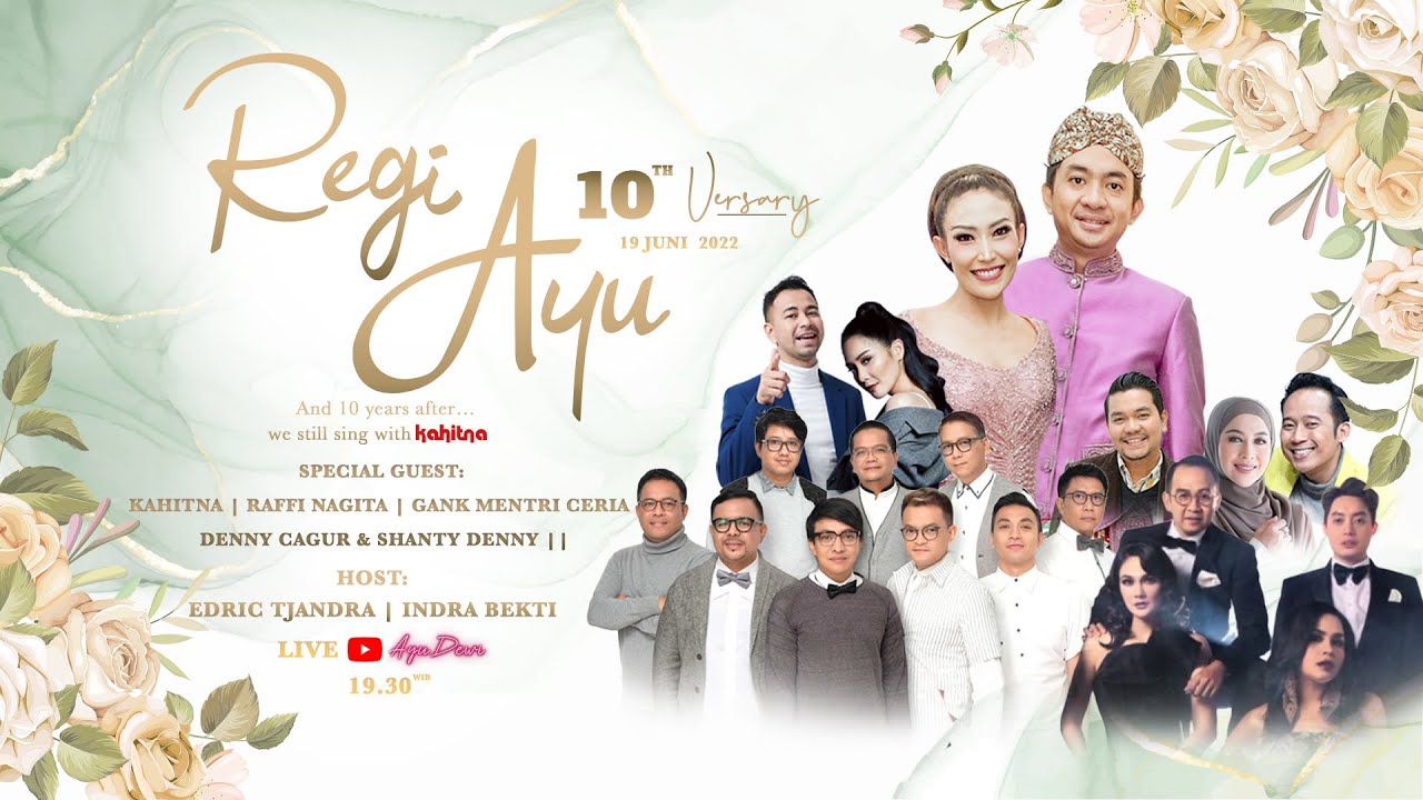 AYU DEWI REGI DATAU 10TH VERSARY (ULANG TAHUN PERNIKAHAN)