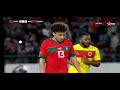 ملخص مباراة اليوم المغرب انغولا 0 1 