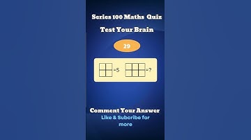 Math Quiz #29 #shorts  #quiz  #iqtest
