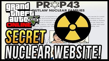 GTA 5 Online: Interactive "NUCLEAR FAMILY" Proposition 43 Propaganda Easter Egg! (GTA 5 Easter Egg)