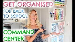 GETTING ORGANISED!  DIY COMMAND CENTER  |  EMILY NORRIS