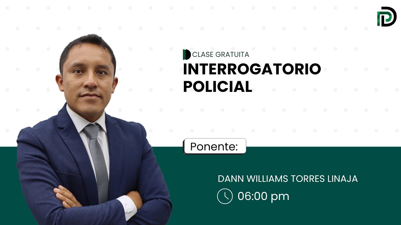 Clase gratuita: Interrogatorio policial