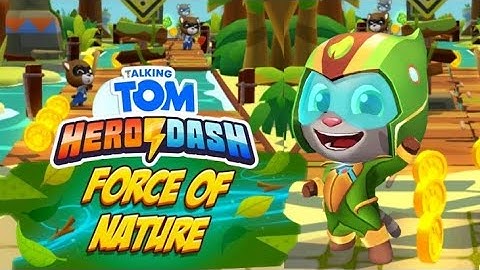 Talking Tom Hero Dash New Updates Force of Nature Android Gameplay Followed by iGameApple