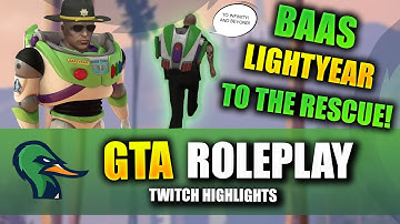 BASS LIGHTYEAR TO THE RESCUE! | GTA RP NoPixel | Twitch Highlights #21