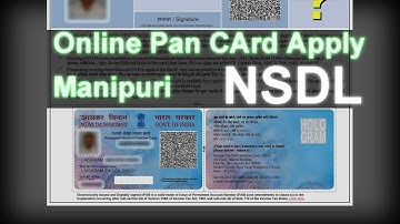 Apply Pancard Online in Manipuri Tutorial | Pan cardd semba video | @Kanglei Online