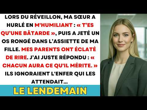 Ma Sœur M'a Humiliée： « T’es Qu’une Bâtarde », Puis A Jeté Un Os Rongé Dans L'assiette De Ma P