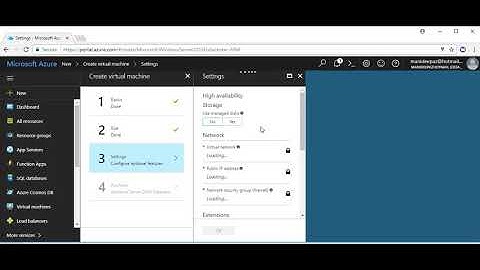 Lesson 1 - Creating a Virtual Machine in azure portal