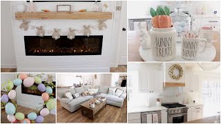 DECORATE WITH ME FOR EASTER + EASTER DECOR HAUL | EASTER DECOR IDEAS 2021