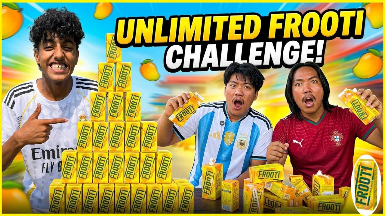 Unlimited Frooti Challenge 😱Challenge Gone Funny 😂