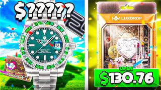 WE WON A ROLEX ON LUXDROP?! *MASSIVE WIN*