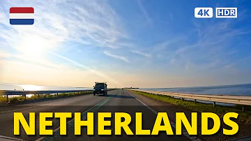 ?? RIJDEN OVER DE ZEE IN NEDERLAND! | Schilderachtige POV-roadtrip van HARDERWIJK naar HOORN ??