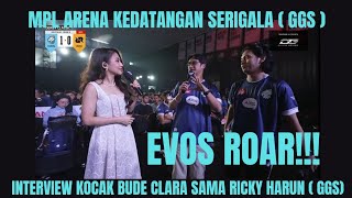 INTERVIEW KOCAK BUDE CLARA SAMA RICKY HARUN ( GGS )😂‼️#mobilelegends #mplindonesia #claramongstar