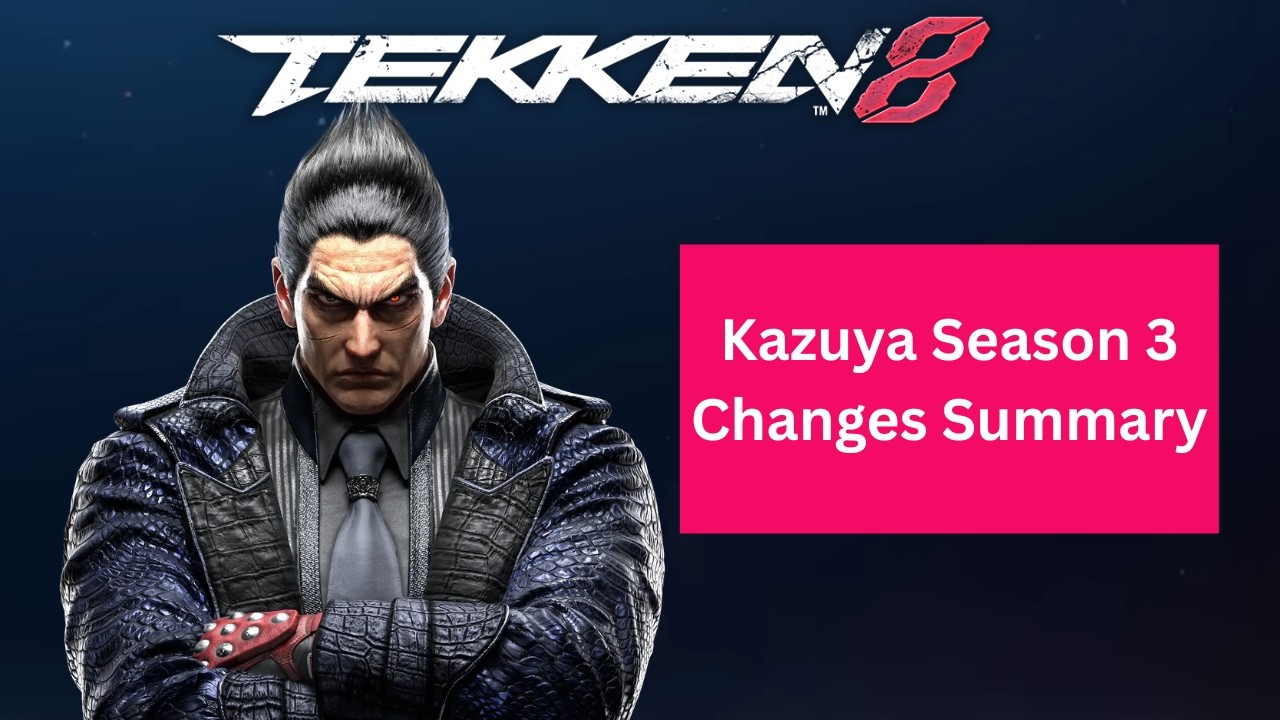 kazuya　雪夜月 Season3 Celebration Model Kazuya Season 3 All Changes - YouTube