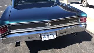 1967 Chevelle SS (454) Factory “Tahoe Turquoise” in color.