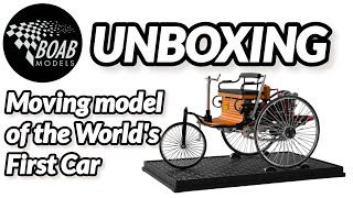 World's First Car! 140th anniversary of the Benz Patent Motorwagen - Unboxing - EngineDIY Model kit