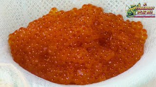 Saving over-salted red salmon roe, how to get rid of excess salt in your favorite appetizer