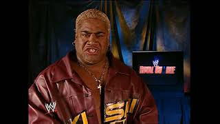WWE Royal Rumble 2003 - Rikishi Promo